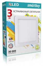 Светильник SMARTBUY (SBL-DLSq-3-65K) 3w/6500K