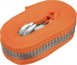 Трос STELS Трос буксировочный 7 т, 5 м, 2 крюка, сумка на молнии Россия