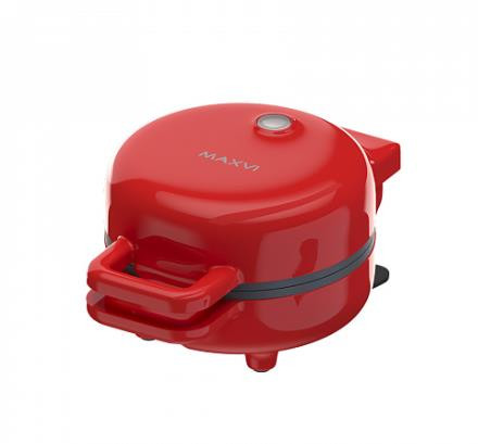 Электрическая вафельница MAXVI SM552P red