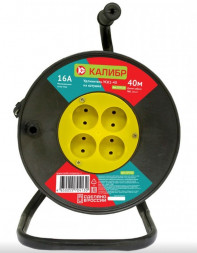 Удлинитель КАЛИБР Удлинитель на катушке УСК1-40 (2х1,5)