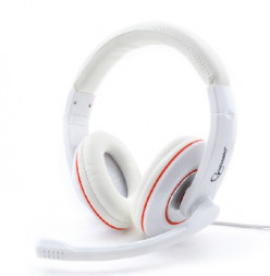 Наушники-гарнитура GEMBIRD (09913) MHS-780 белый