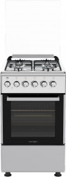 Плита газоэлектрическая NORDEN FF5403GAZk Нержавеющая сталь