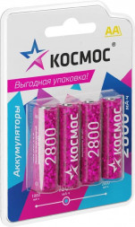 Аккумулятор КОСМОС KOCR6NIMH2800mAh4BL фуксия
