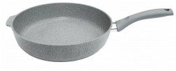 Сковорода KUKMARA Смс283а а/пр литая 28см съемн/руч Светлый мрамор