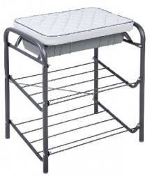 Банкетка NIKA Банкетка HAUSHALT темно-серый НБ2/С