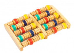 Массажер BRADEX KZ 0484 Массажер деревянный с резиновыми роликами