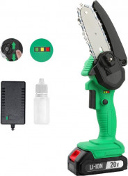 Пила цепная аккумуляторная ZITREK GreenSaw 20 (20В, 2,0Ач Li-ion аккум. 1шт, ЗУ) 082-1853