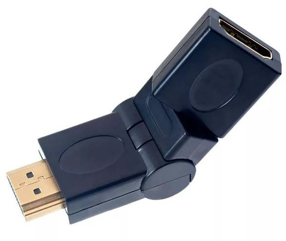 Переходник PERFEO (A7013) переходник поворотный на 360 градусов HDMI A вилка - HDMI A розетка
