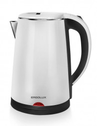 Чайник электрический ERGOLUX ELX-KS09-C41 черно-белый ПРОМО