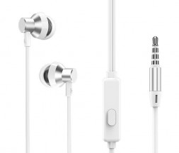 Наушники-гарнитура BOROFONE (6931474709240) BM35 Farsighted серебро