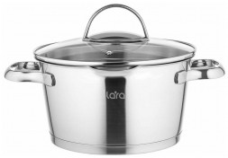 кастрюли LARA LR02-512 3.1л, крышка-дуршлаг