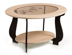 Журнальный стол БИТЕЛ СТОЛИК ЖУРНАЛЬНЫЙ №25 (ДУБ/ВЕНГЕ, Р-2)