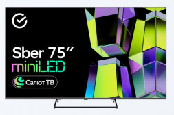 Телевизор SBER Mini LED SDX 75UML7450 черный