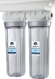 Фильтр для воды UNICORN Магистральный 10 2Р DUO 1/2 UN +ключ, кронштейн