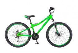 Велосипед STELS Navigator-510 MD 26" V010*LU088700*LU074271 *14" Неоновый-зелёный