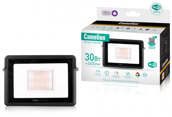 Прожектор CAMELION (14744) Smart Home LFL/SH-30/RGBСW/WIFI
