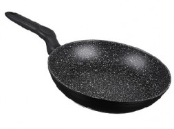 Сковорода SATOSHI Стоун d24см, антипригарное покрытие Мрамор, индукция 846-333