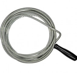 Трос для прочистки труб СИБРТЕХ Трос для прочистки труб, длина 5 м, диаметр 6 мм 92462