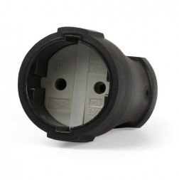 розетка SMARTBUY (SBE-10-S02-b) Штепсельное гнездо без заземления черное 10А 250В
