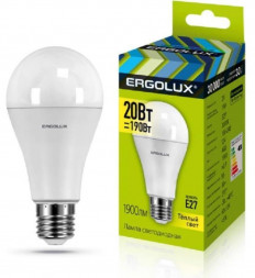 Лампочка светодиодная ERGOLUX (13182) LED-A65-20W-E27-3K