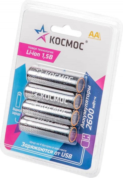 Аккумулятор КОСМОС KOCR6Li2600mWh4BL черный