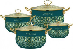 Набор кастрюль VELLEZZA VZ-1004GR