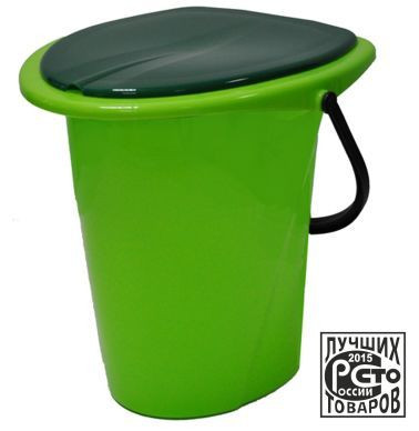 Ведро-туалет INGREEN ING30001СЛ-7РS SMART SOLUTION 17 л фисташковый