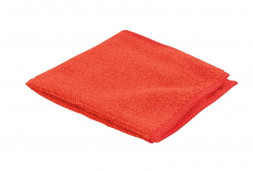 Салфетка РЫЖИЙ КОТ Салфетка из микрофибры М-02Есо, цвет: красный, размер: 25х25см (310293)