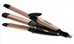 Щипцы для волос DELTA LUX DL-0632 черн.с золотым щипцы