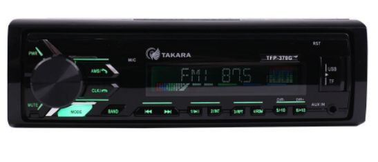 Автомагнитола TAKARA TFP-370BT (Green)