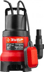 Насос ЗУБР НПГ-М1-750 Насос погружной дренажный для загрязненной воды