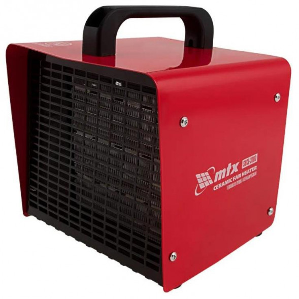 Тепловая пушка керамическая MTX SHCL-3000, квадратная, 230 В, 480 м3/ч, 1/3 кВт 96403