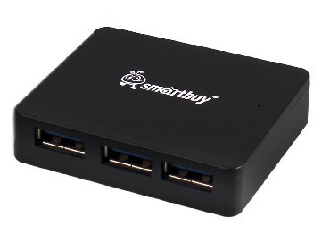 USB-устройство SMARTBUY (SBHA-6000-K) USB3.0 4 порта черный