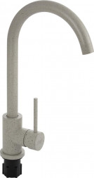 Смеситель для кухни BRIMIX 9307 Смеситель для кухни, шаровый, С - образный излив, из нержавеющей стали марки 304, цвет ТЁМНО-БЕЖЕВЫЙ камень.