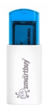 USB флеш SMARTBUY (SB16GBCL-B) 16GB CLICK BLACK/BLUE