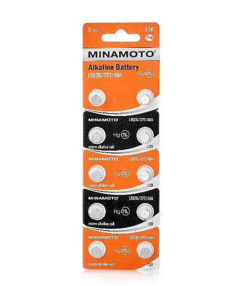 Элементы питания MINAMOTO AG4 LR626/10BL
