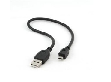 Кабель GEMBIRD/Cablexpert (08178) CCP-USB2-AM5P-1 AM/miniBM 5P 0.3м экран (10)