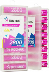 Аккумулятор КОСМОС KOCR6NIMH2800mAh8B фуксия