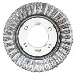 Светильник встраиваемый светодиодный СПУТНИК GX53 DECOR L прозрачный/хром