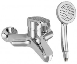 Смеситель для ванны BRIMIX 3310 Смеситель в ванную шаровый короткий нос ручка с черной мозаикой