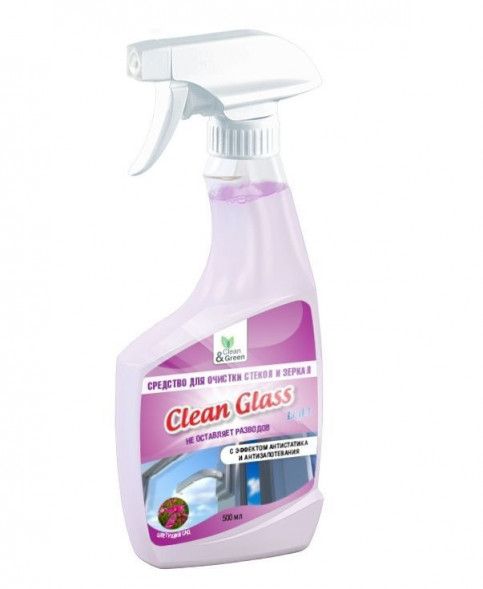 Моющее средство CLEAN&amp;GREEN CG8138 для очистки стекол и зеркал Цветущий сад (триггер) 500 мл.