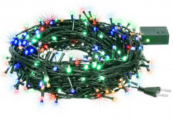 Электрогирлянды VEGAS 55067 Электрогирлянда Нить 200 разноцвет. LED ламп 20м