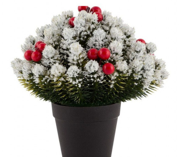 Украшение ВОЛШЕБНАЯ СТРАНА Украшение декоративное &quot;Елка заснеженная в горшке&quot; 7636