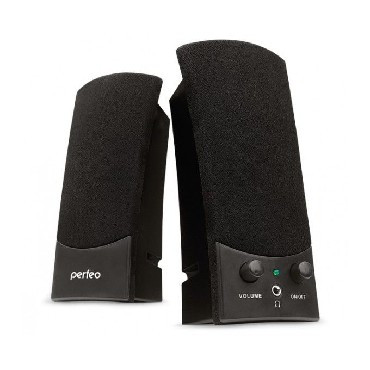 Акустика 2.0 PERFEO (PF-4392) PF-210 UNO черный