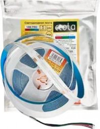 Светодиодная лента на катушке ECOLA P2CM14ESB LED strip PRO 14W/m 24V IP20 10mm COB 512Led/m RGB светодиодная лента на катушке 5м. разноцветный