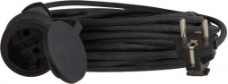 Удлинитель КОСМОС YSHKsm20m-1g(10A)KG шнур 1 гнездо , 10А - 20 м , Черный