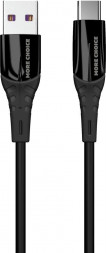 Кабель MORE CHOICE (4620202550033) K35a USB 3.0A для Type-C силикон 1м Black