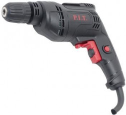 Дрель электрическая P.I.T. Дрель электрич. PBM10-C (550Вт, БЗП 10мм, 0-3300 об/мин, фиксатор оборотов, скоба для ремня) P.I.T. Дрель электрич. PBM10-C (550Вт, БЗП 10мм, 0-3300 об/мин, фиксатор оборотов, скоба для ремня)