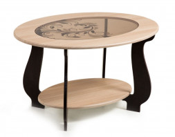 Журнальный стол БИТЕЛ СТОЛИК ЖУРНАЛЬНЫЙ №25 (ДУБ/ВЕНГЕ, Р-3)