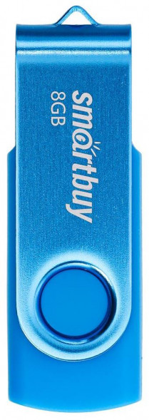 USB-флэш SMARTBUY (SB008GB2TWB) UFD 2.0 008GB Twist Blue синий